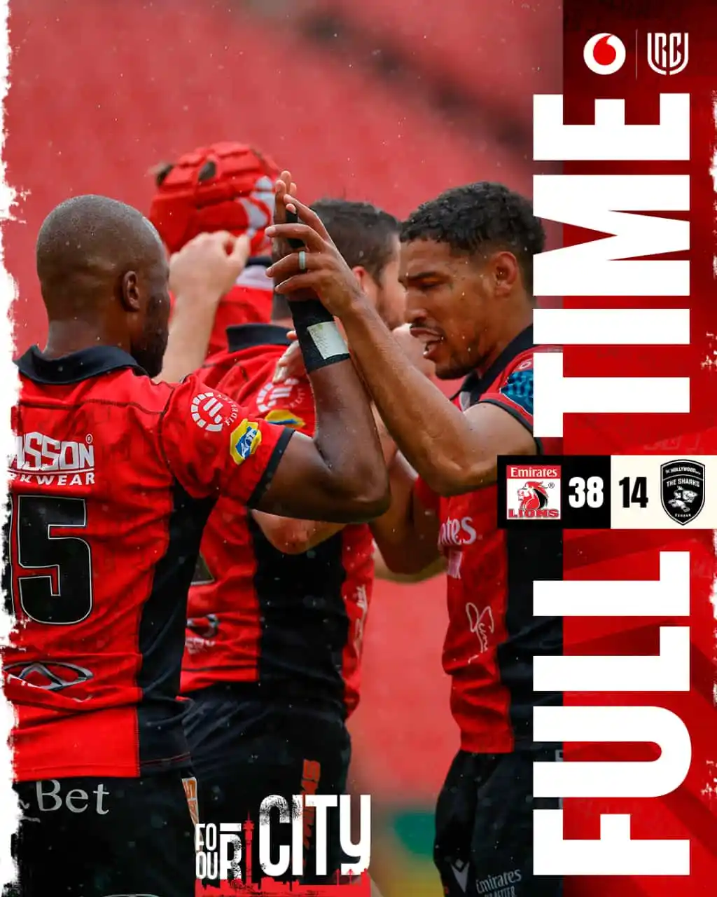 Image from Pegasus Publishing: A home win victory for the Emirates Lions 🔥🦁 <a class="text-blue-50...
