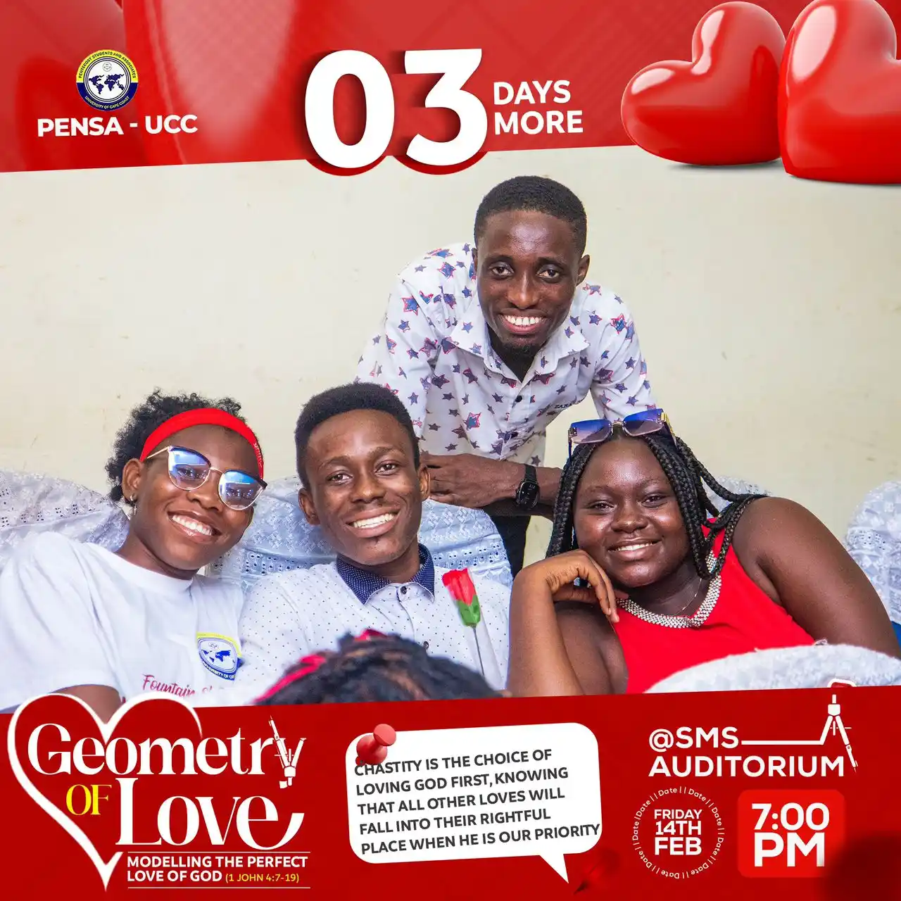 Image from PENSA UCC: ๐๐น๐๐น๐๐น๐๐น๐๐น๐๐น *Christ in you!!!* โโโโโโ Love, chastity, an...