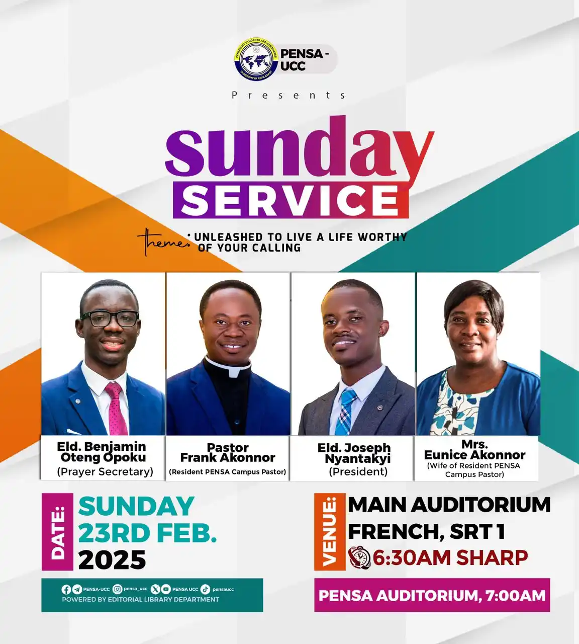 Image from PENSA UCC: *Christ in You!!!* ➖➖➖➖➖➖ "_As a prisoner for the Lord, then, I urge y...