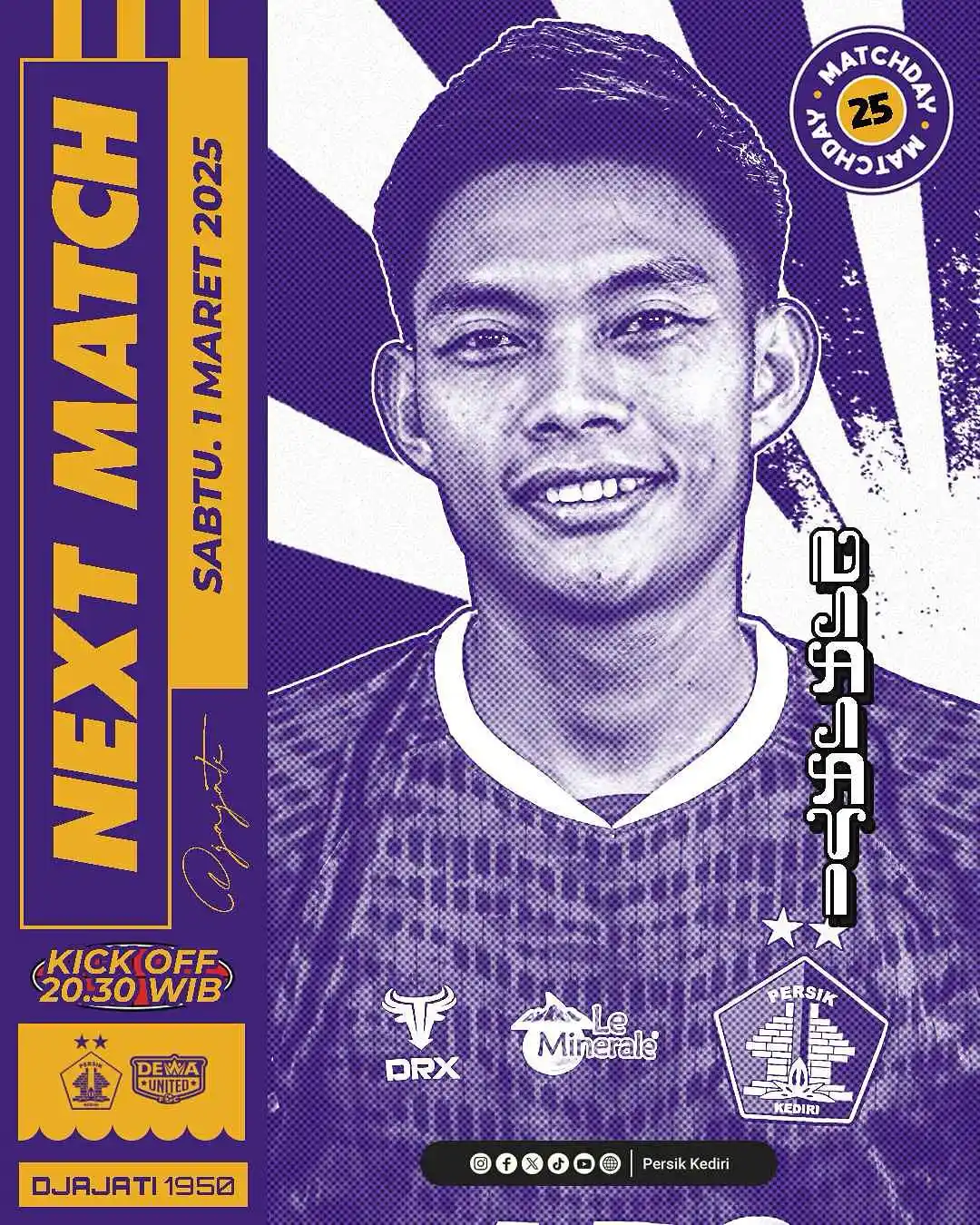 Image from Persik Kediri: ๐ต๐๐๐ ๐ด๐๐๐๐ ! ๐ค๐ โฉ๏ธ Matchday 25 Laga seru di malam minggu ...
