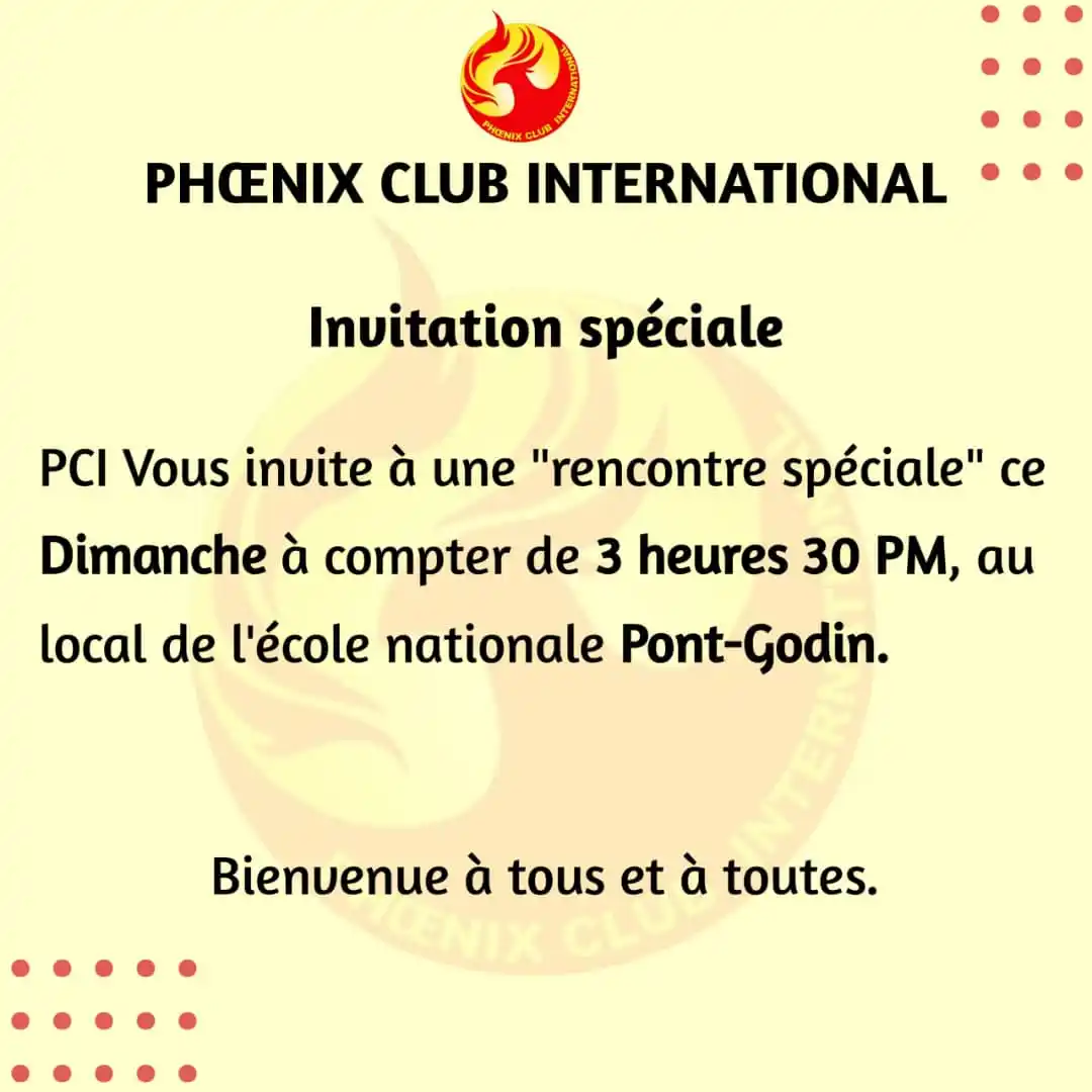 PHŒNIX CLUB INTERNATIONAL (PCI) post