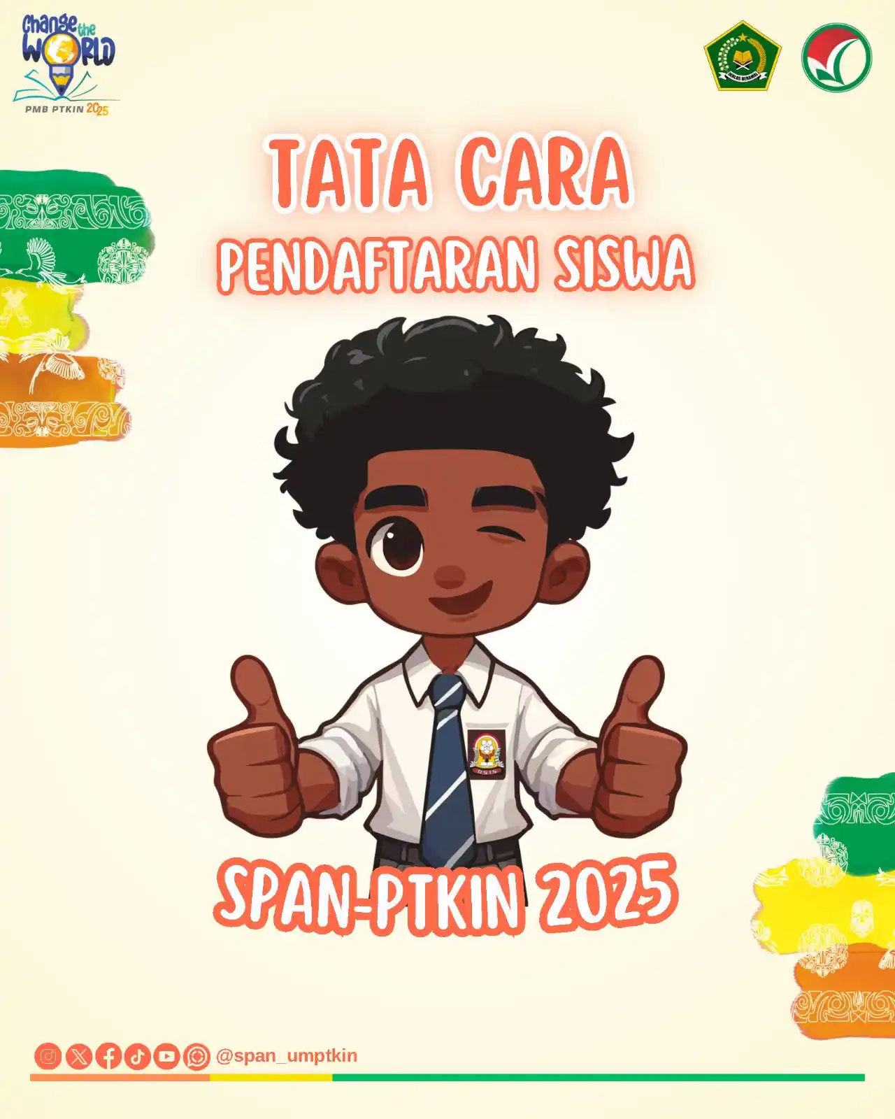 Image from PMB UIN Alauddin Makassar: *Halo, Teman-Teman!* 🙌🏻 Persiapkan diri untuk mengikuti *SPAN-PTKIN...