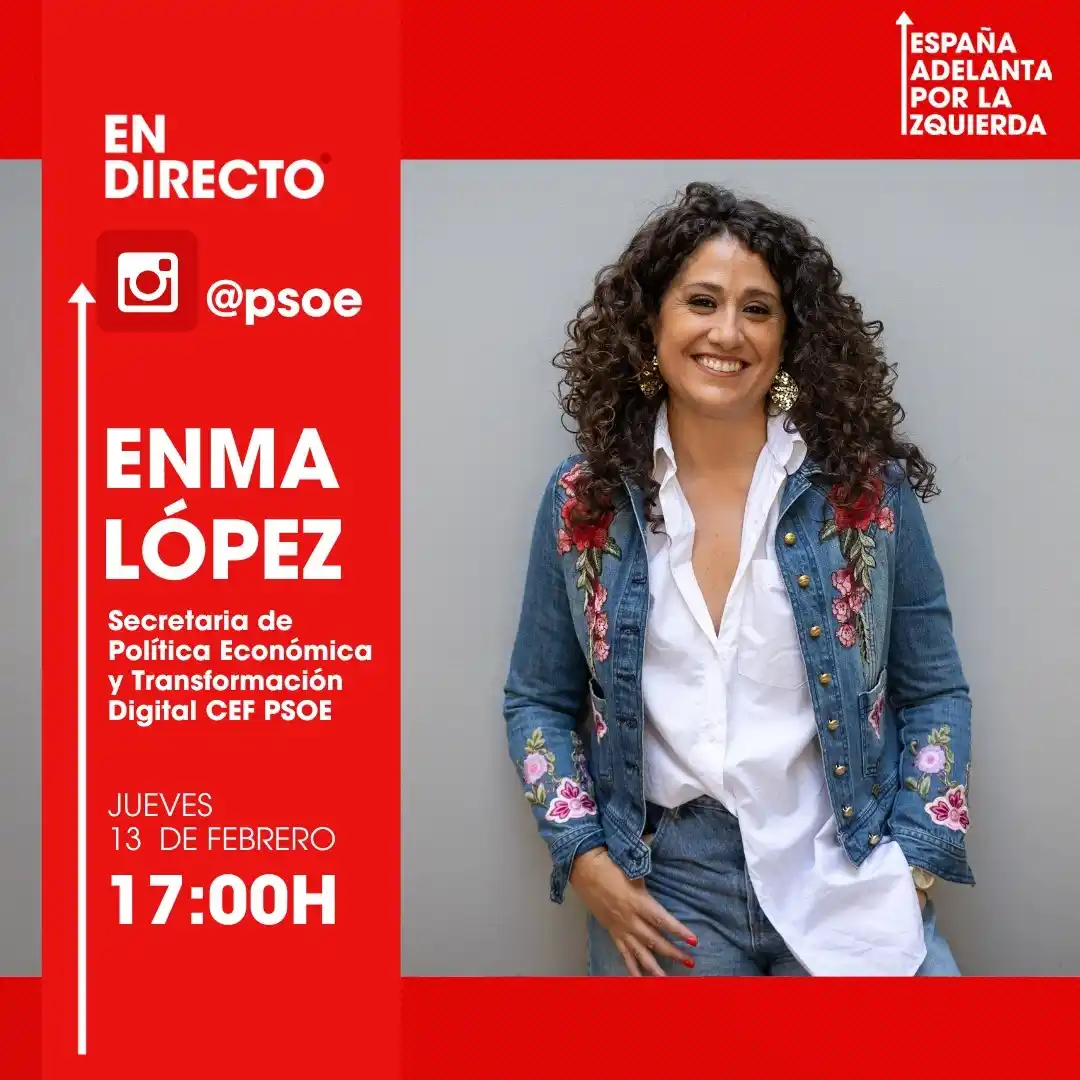 Image from PSOE 🌹: 🔴 No te pierdas a la secretaria Política Económica y Transformación D...