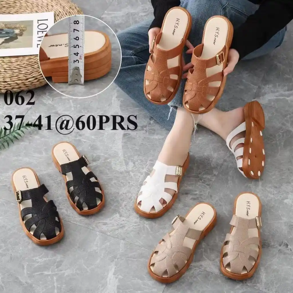 Image from RacunnShoppp✨✨✨: Cek Sandal Jelly Wanita Terbaru/Sendal Slip On HYS 062/Sendal Flat Kar...