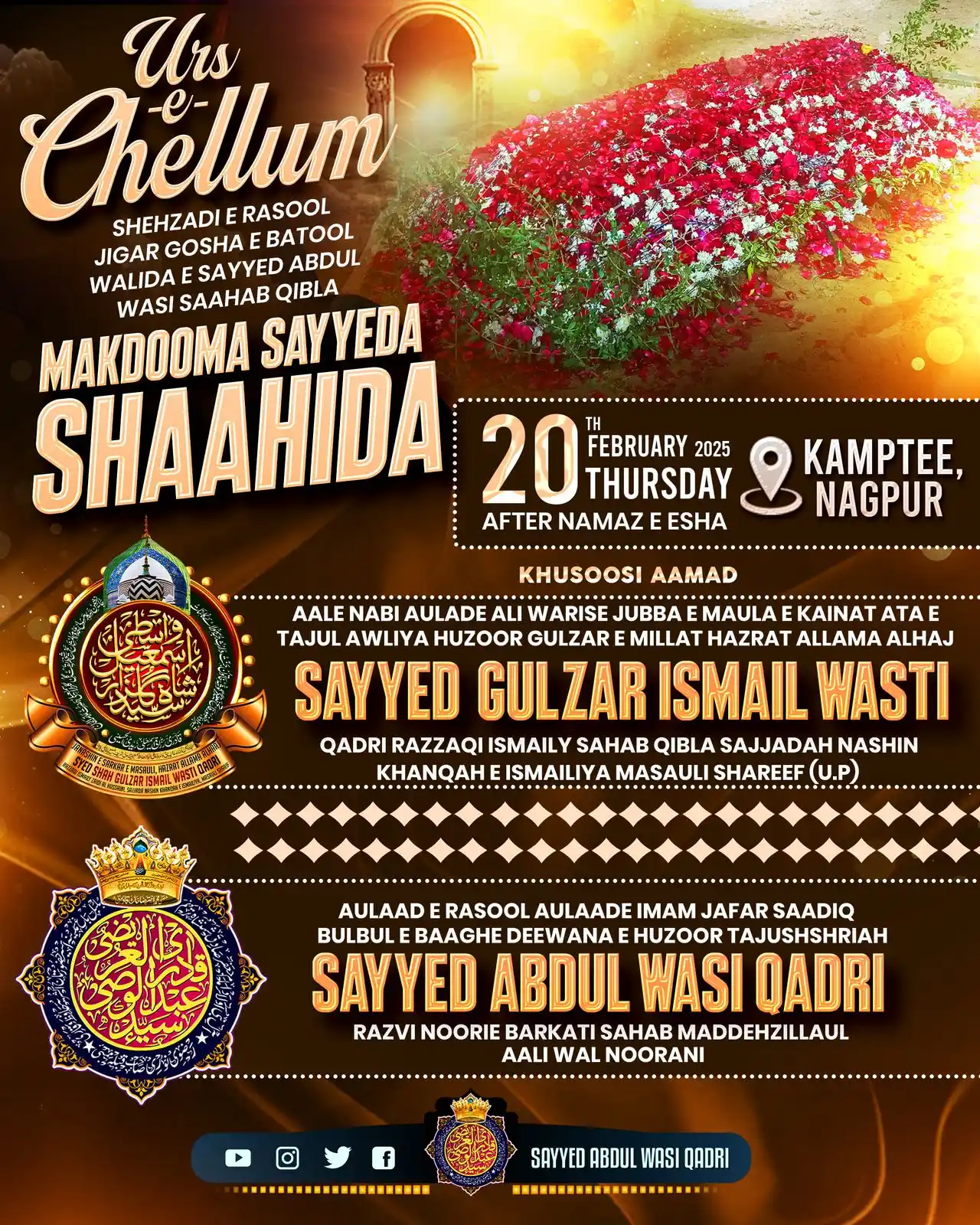 Sayyed Abdul Wasi Qadri Razavi  post