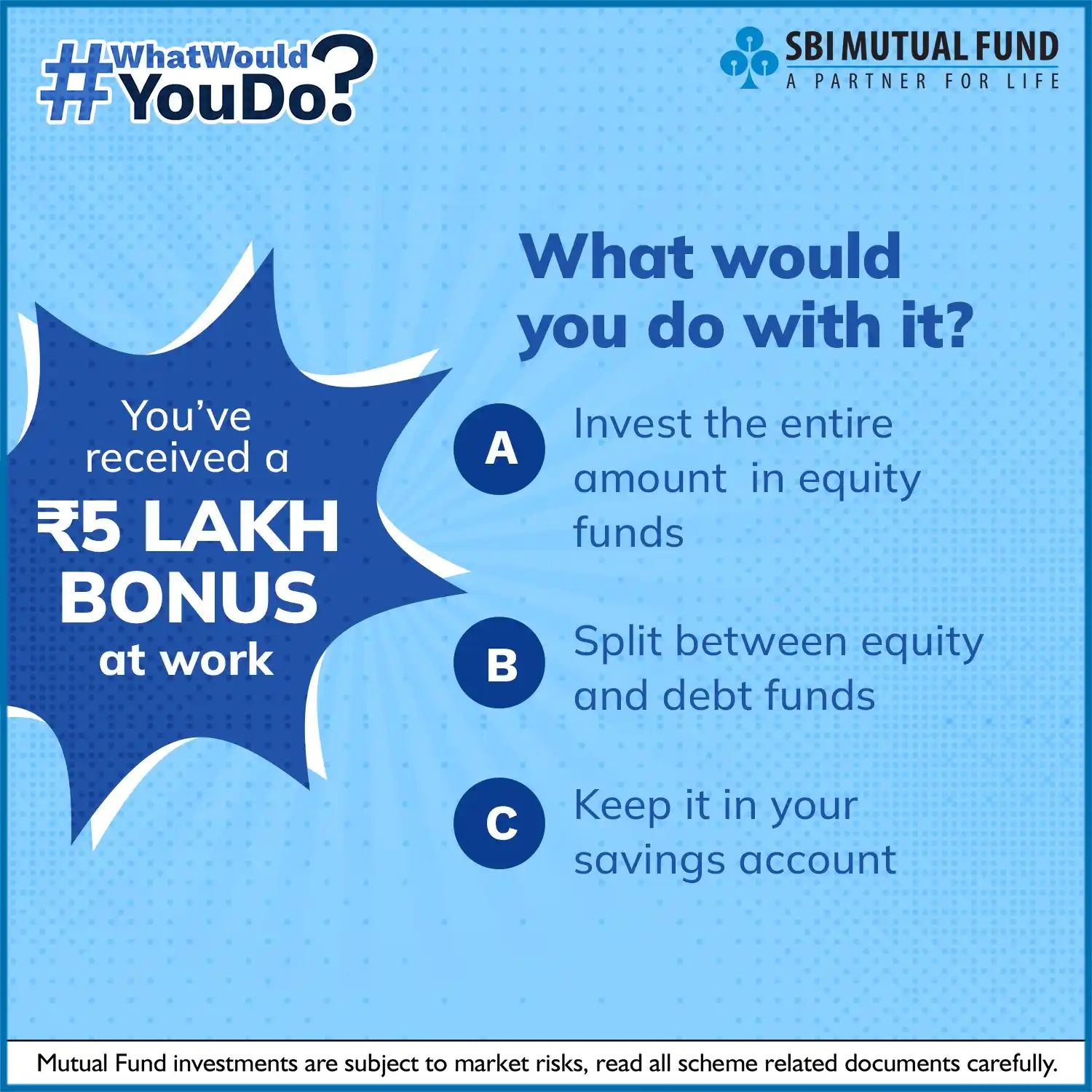 SBI Mutual Fund post