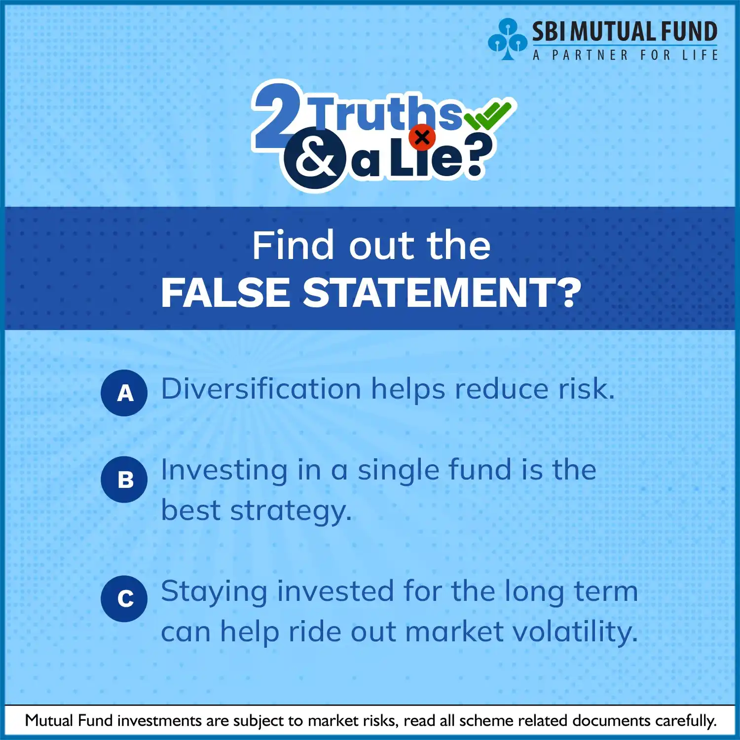 SBI Mutual Fund post