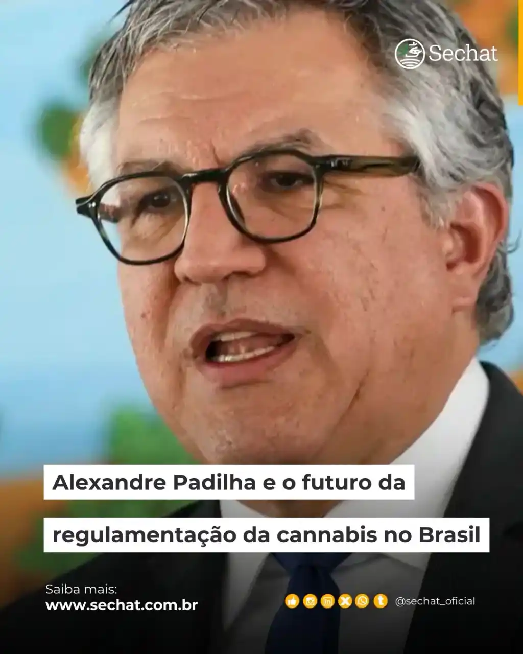 Image from Sechat Oficial : 📰 *Boletim Sechat - 25/02/2025* 1️⃣ *Alexandre Padilha e o Futuro ...
