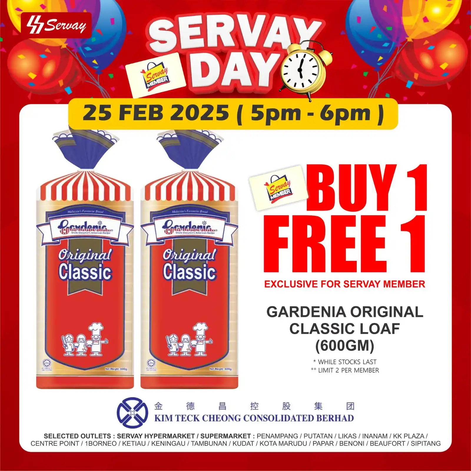 Servay Evergreen Putatan post