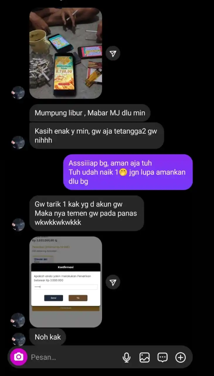Image from SERVER MAHJONG: BIAR LIBUR GAK GABUT2 AMAT YEEE KAN☺️☺️ MENDING DUDUK NYEPIN BIGWIN DI...