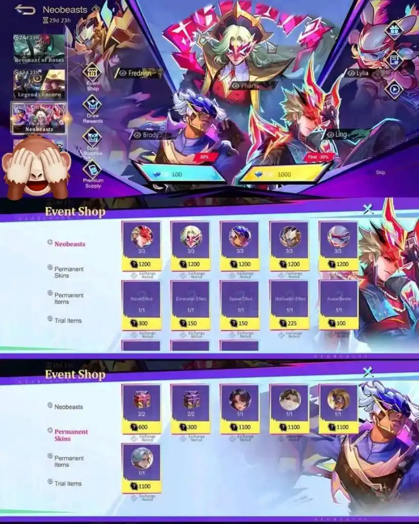 ˖˚ MLBB UPDATE ♡ post