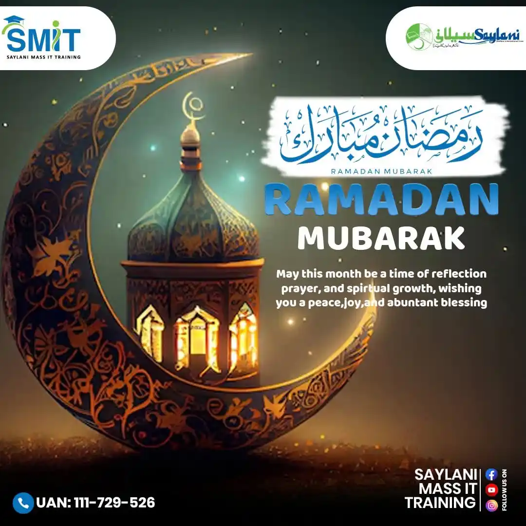 Image from SMIT Faisalabad: "Ramadan Mubarak! May this blessed month fill your heart with peace an...