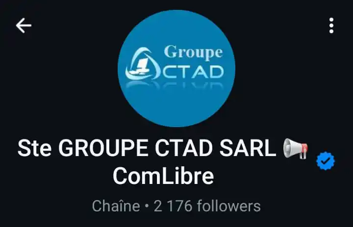 Ste GROUPE CTAD SARL 📢 ComLibre post