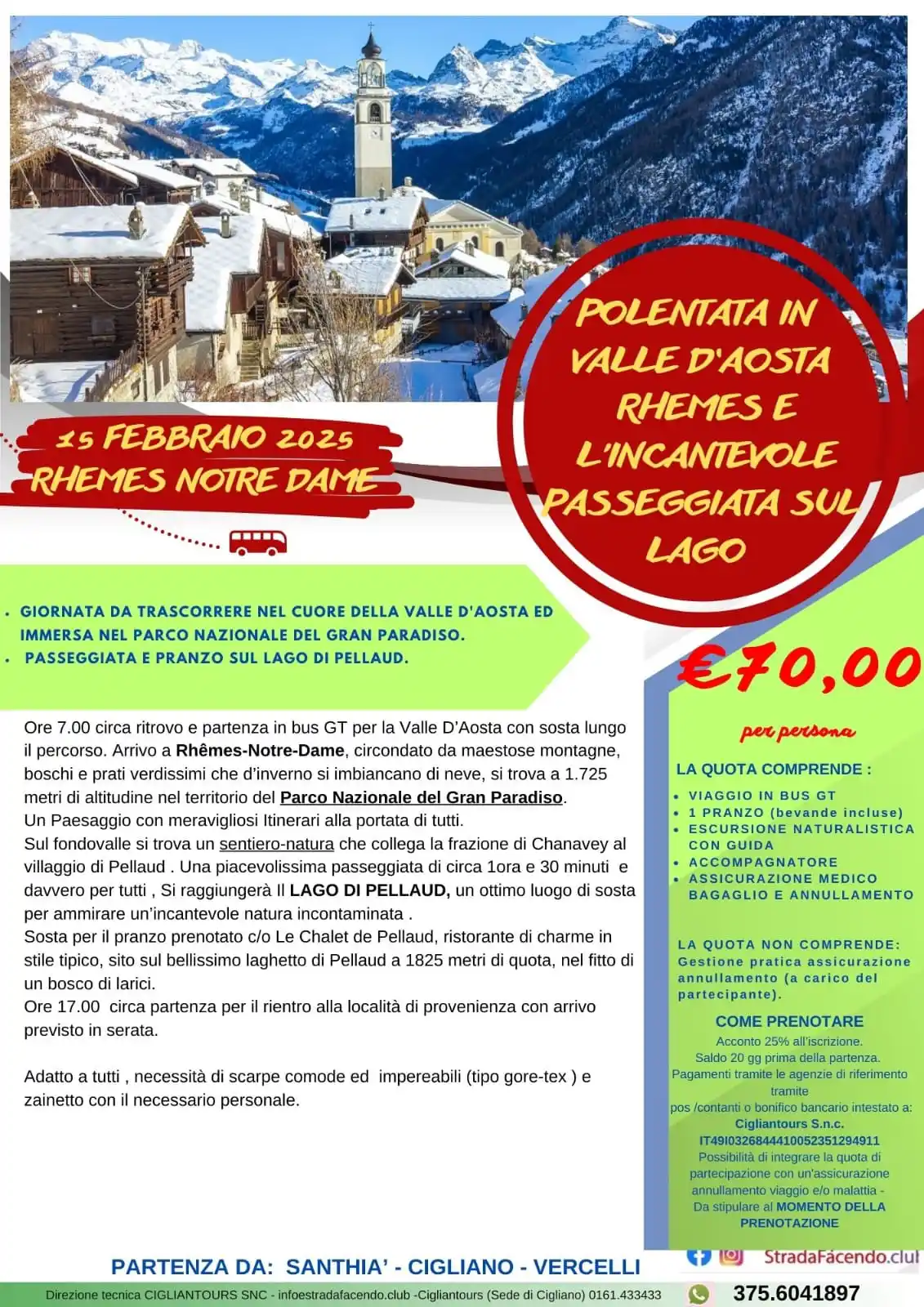StradaFacendo.club post