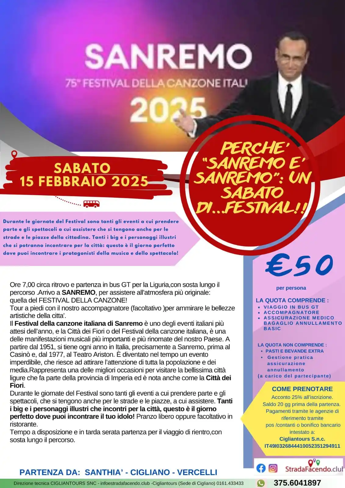 StradaFacendo.club post