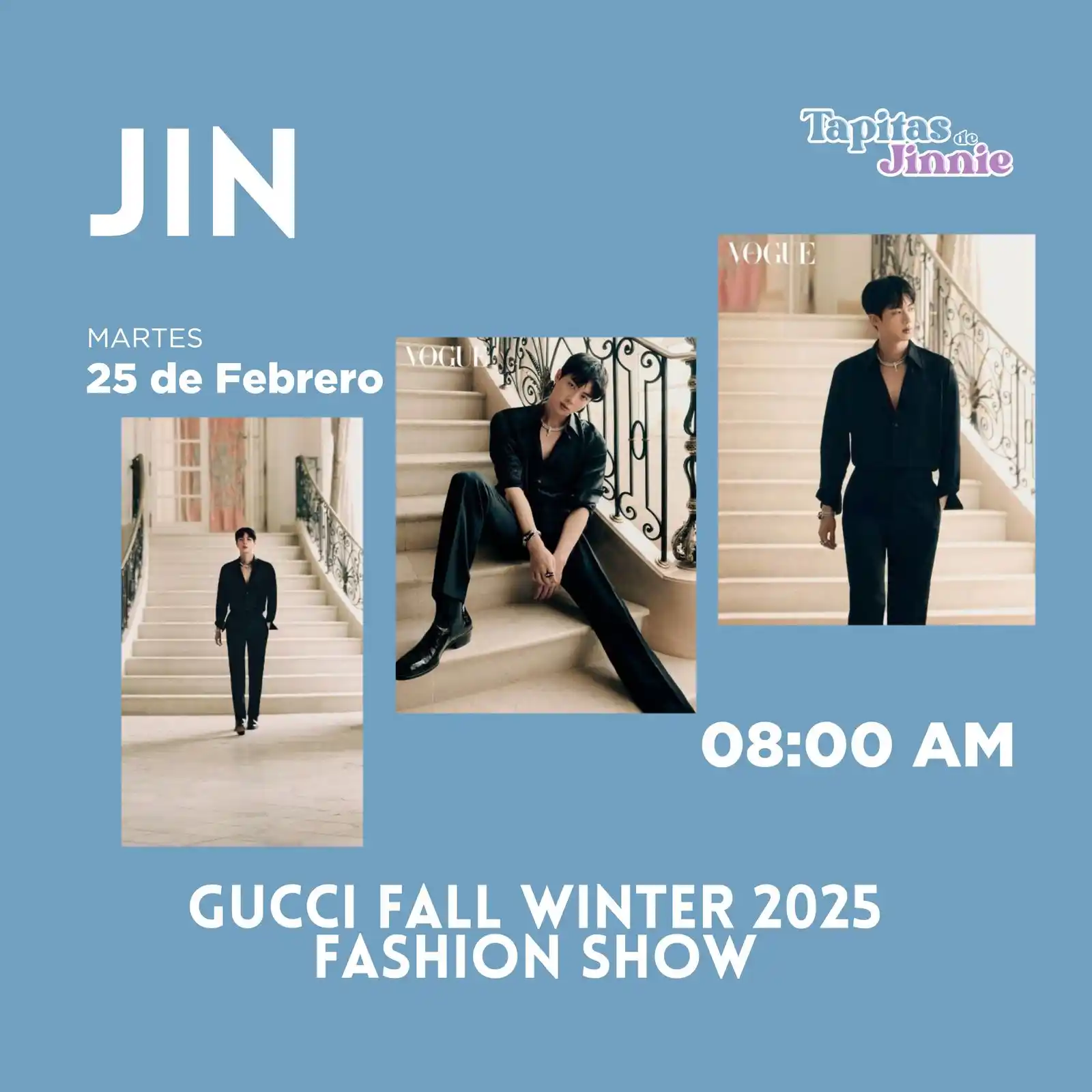 Image from Tapitas de Jinnie: 💫 Kim Seokjin, embajador global de Gucci, hará su esperada aparición ...