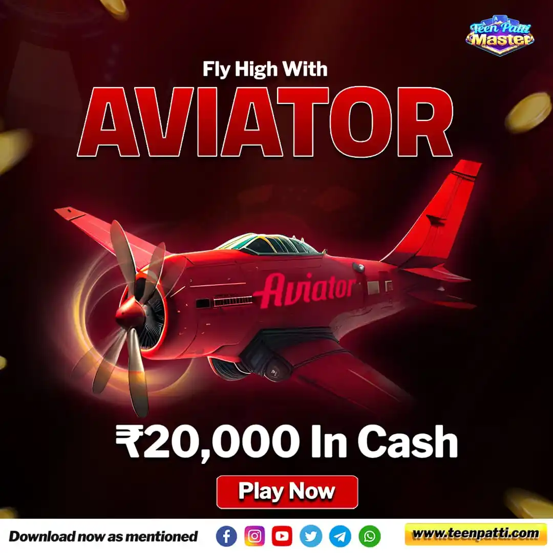 Image from Teenpatti.com: 🎲🔥 Play Aviator on Teen Patti Master & Win BIG! 💰🏆 💎 Unlimited f...