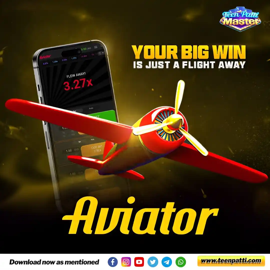Image from Teenpatti.com: 🎲🔥 Play Aviator on Teen Patti Master & Win BIG! 💰🏆 💎 Unlimited f...