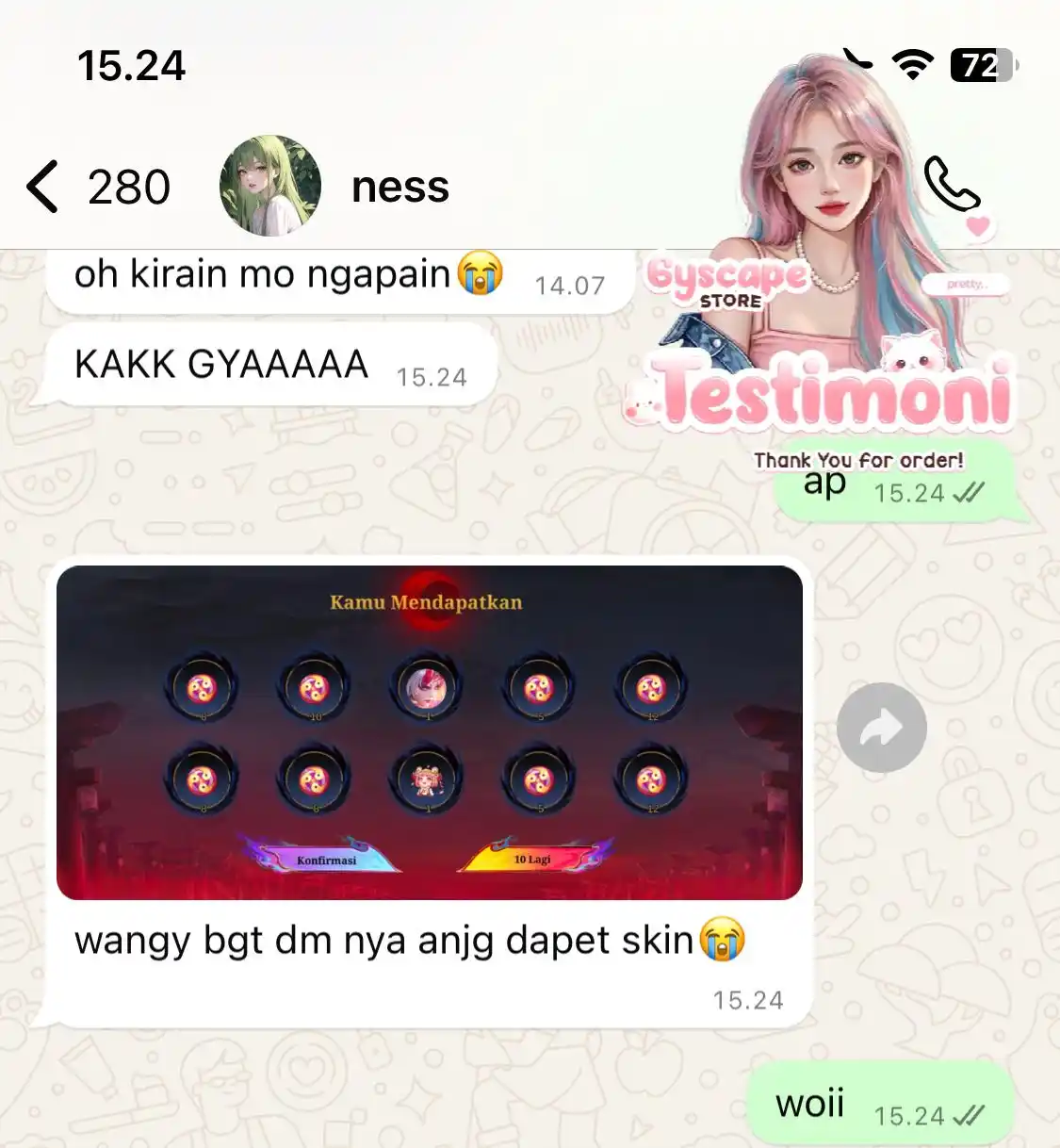 ꨄ︎ 𝗧𝗲𝘀𝘁𝗶𝗺𝗼𝗻𝗶 𝗚𝘆𝘀𝗰𝗮𝗽𝗲 ꨄ︎ post