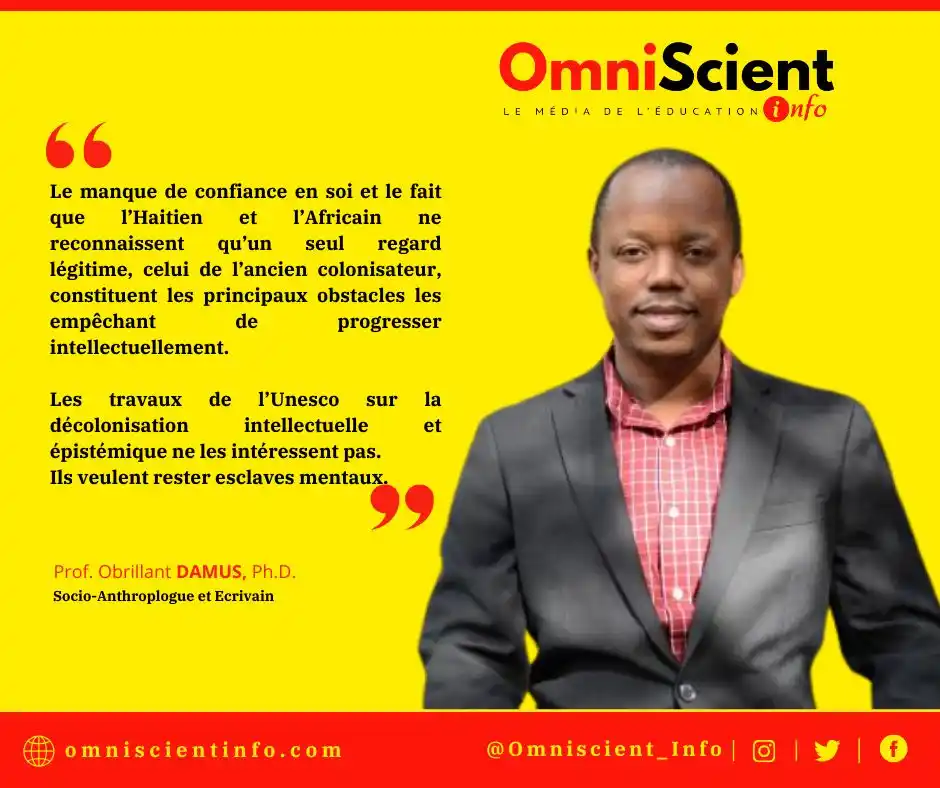 Image from THE GABRIEL POST: Le manque de confiance en soi et le fait que l’Haitien et l’Africain n...