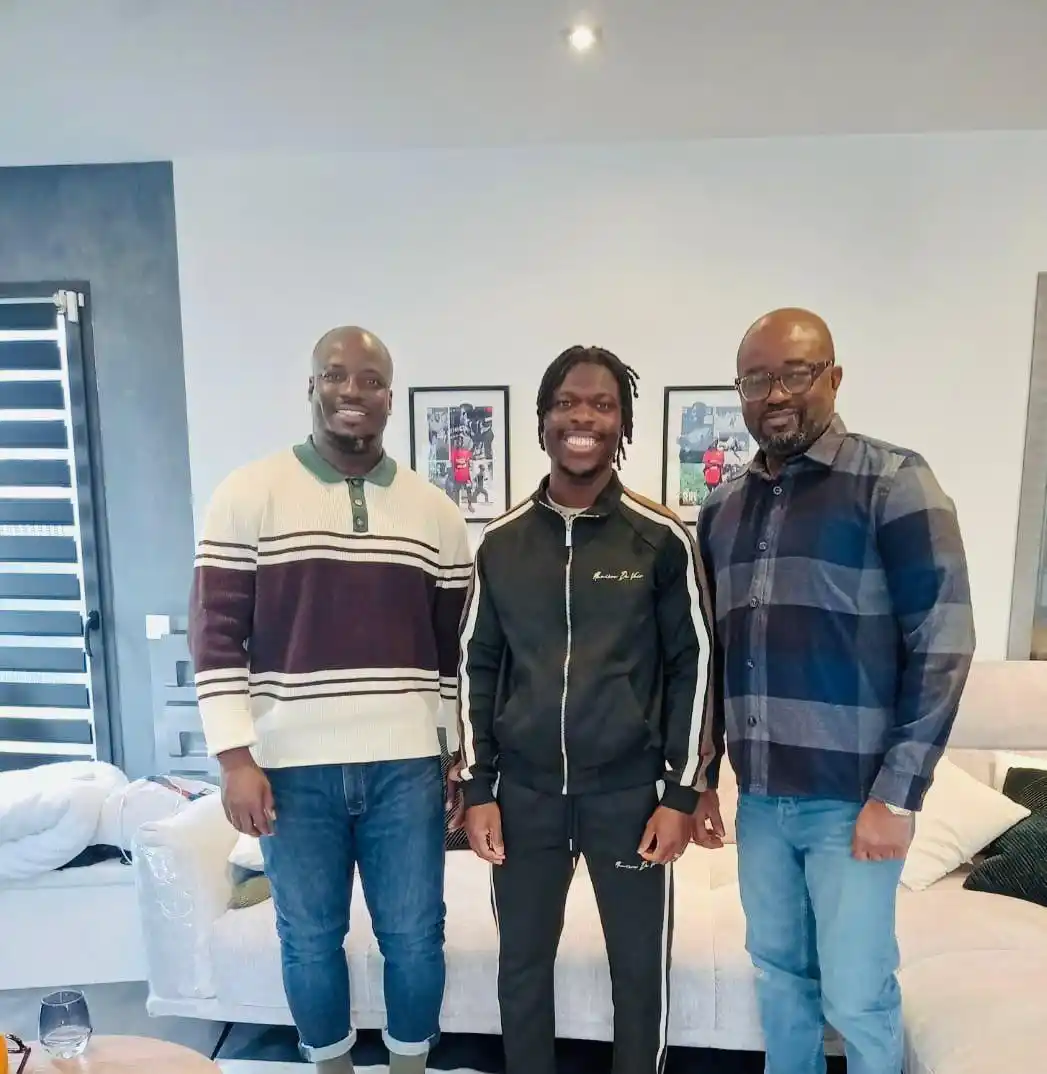 Image from Tokmogh: 📸 @ghanafaofficial President @kurtokraku and @StephenAppiah, Vice Cha...