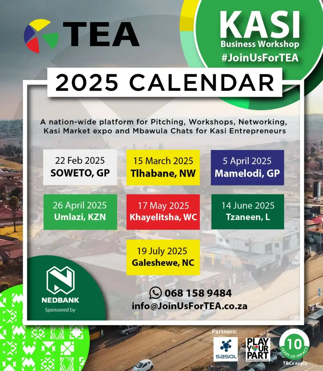 Image from Township Entrepreneur HUB: *CALENDAR - KASI BUSINESS WORKSHOP* *<a class="text-blue-500 hover:un...