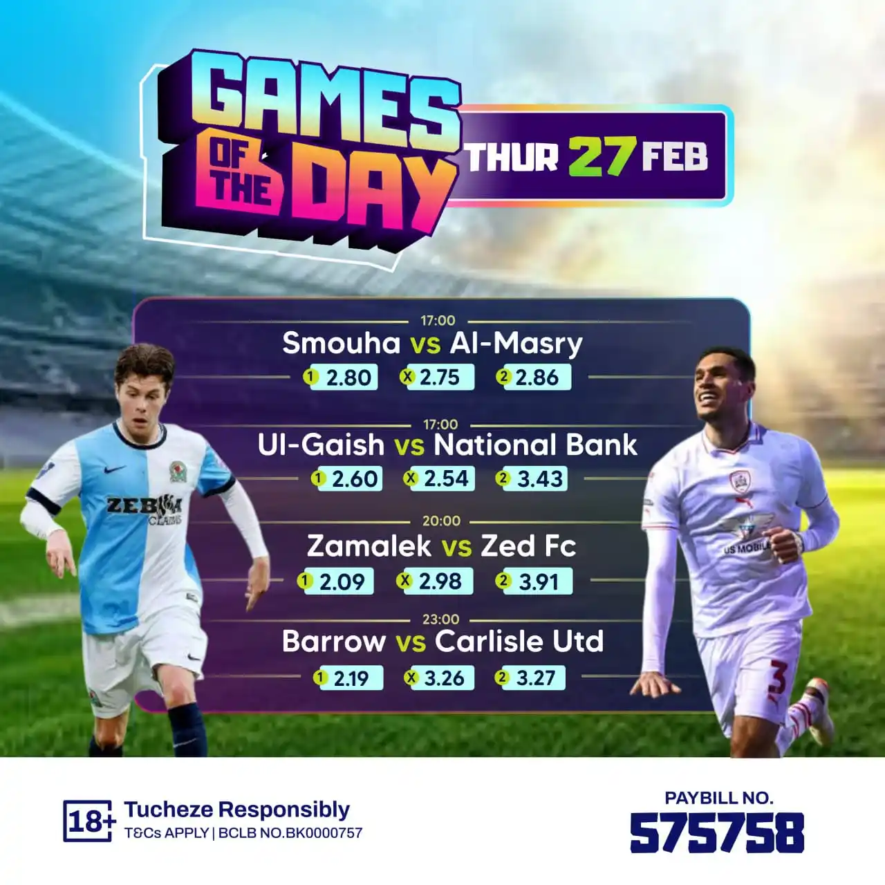 Image from Tucheze.com: Today's top games with BIG ODDS to boost your winnings! Changamkia to...