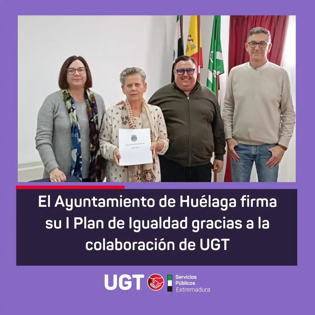 Image from UGT Servicios Públicos Extremadura: 👩⚖️👨⚖️ Este plan garantizará: ✅ Igualdad de oportunidades ✅ Erradi...