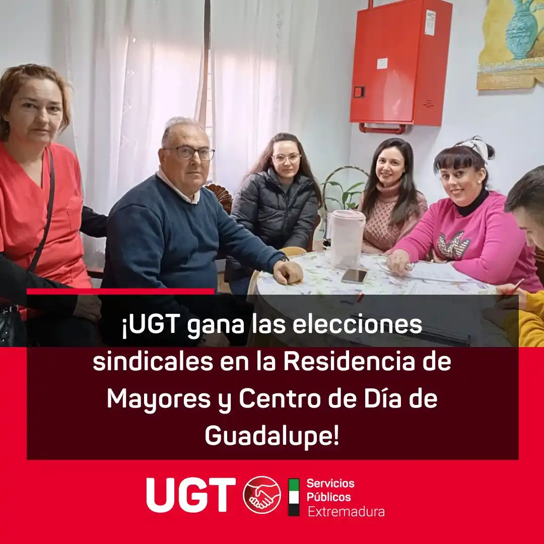UGT Servicios Públicos Extremadura post