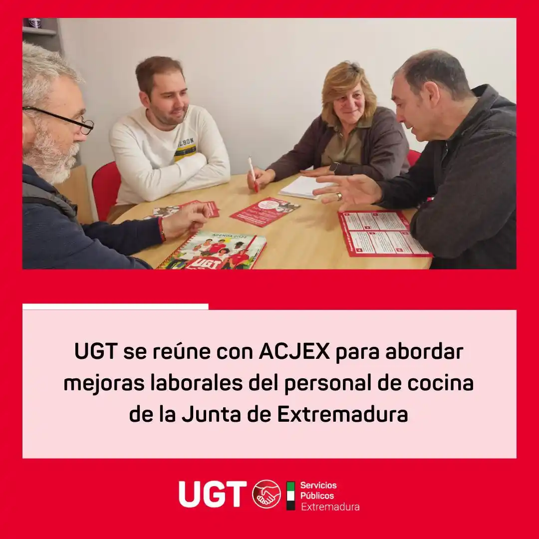 Image from UGT Servicios Públicos Extremadura: 👩🍳👨🍳<a class="text-blue-500 hover:underline cursor-pointer" href...