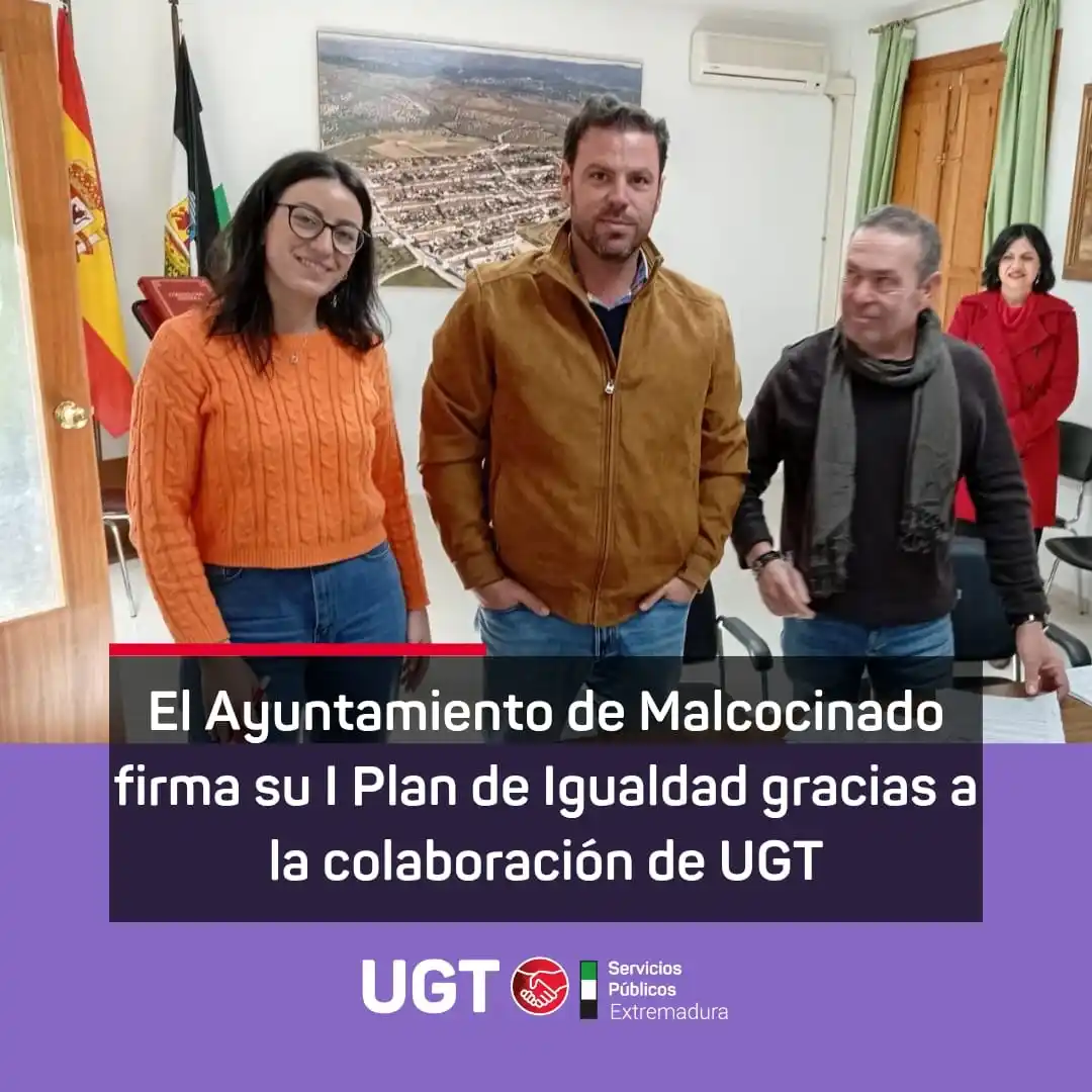 Image from UGT Servicios Públicos Extremadura: <a class="text-blue-500 hover:underline cursor-pointer" href="/hashtag...