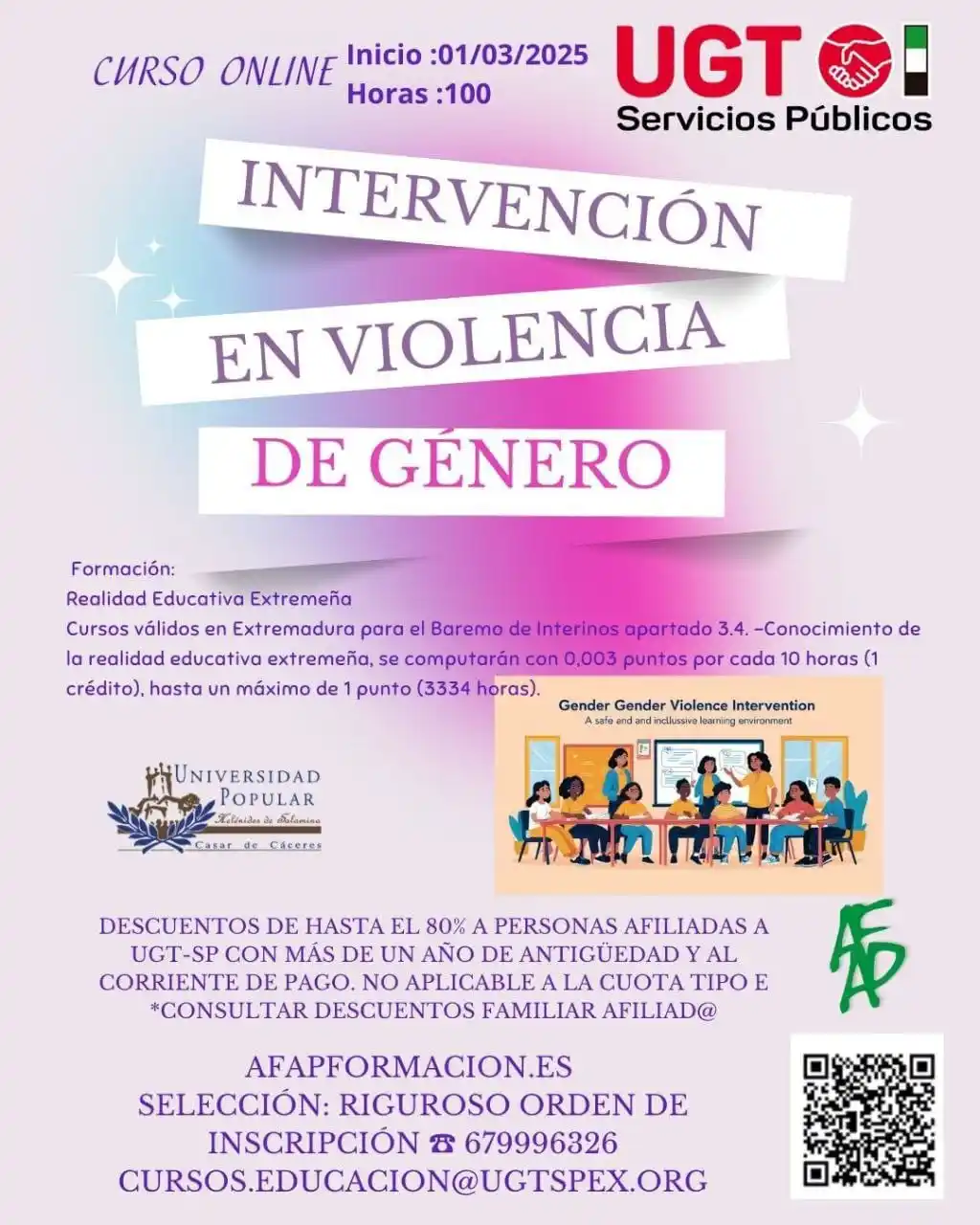Image from UGT Servicios Públicos Extremadura: 📚📢<a class="text-blue-500 hover:underline cursor-pointer" href="/has...