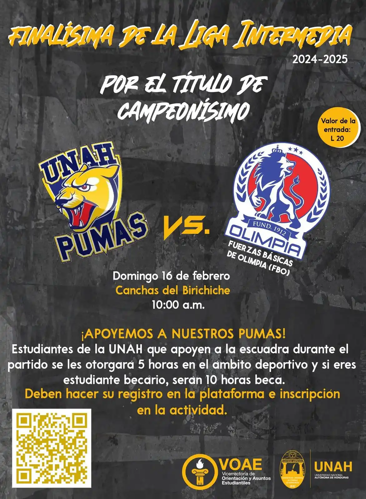 Image from UNAH | Universidad Nacional Autónoma de Honduras: ⚽️ Por el título de CAMPEONÍSIMO ⚽️   Nuestra escuadra de Fútbol 11 ti...