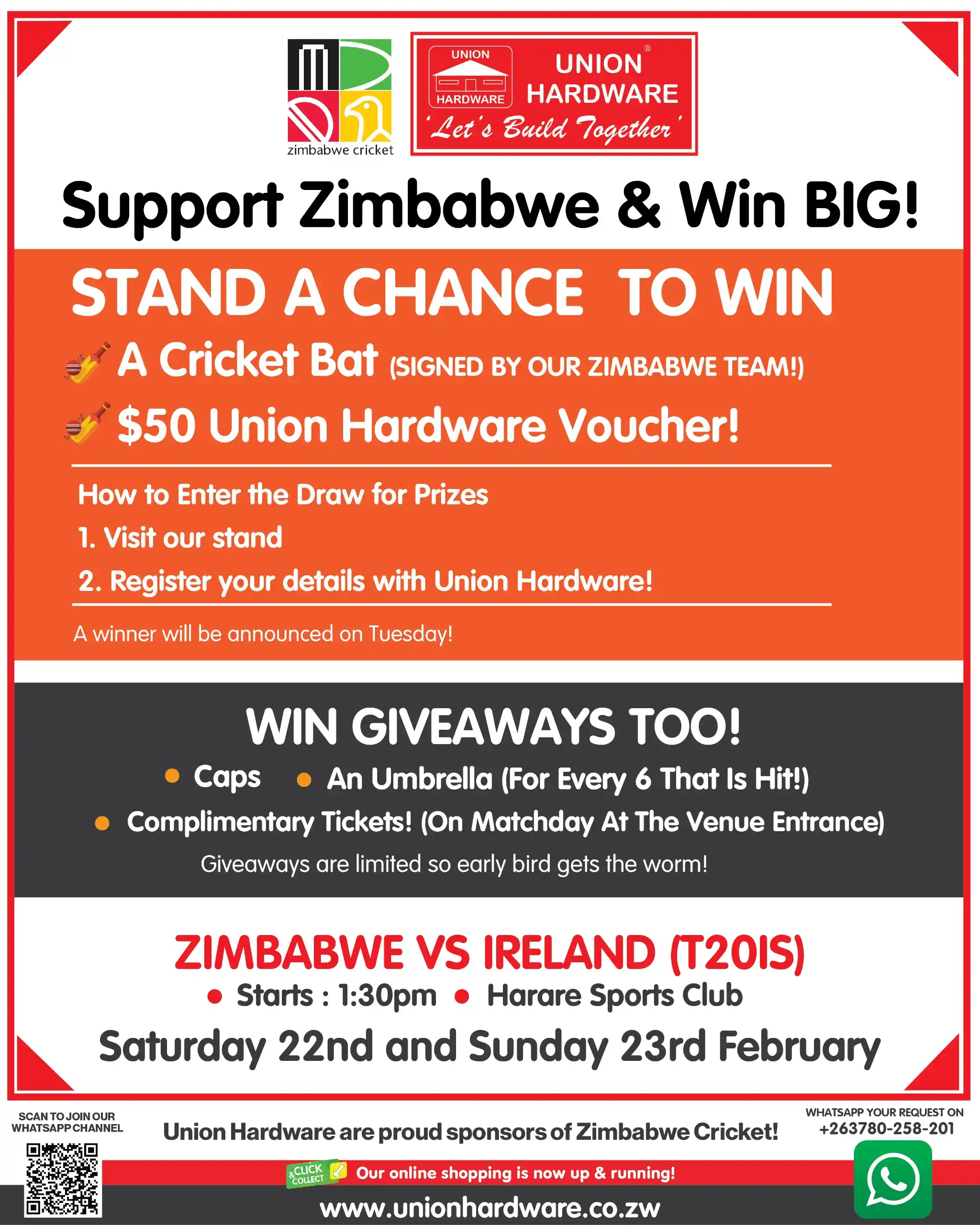 Union Hardware Zimbabwe post