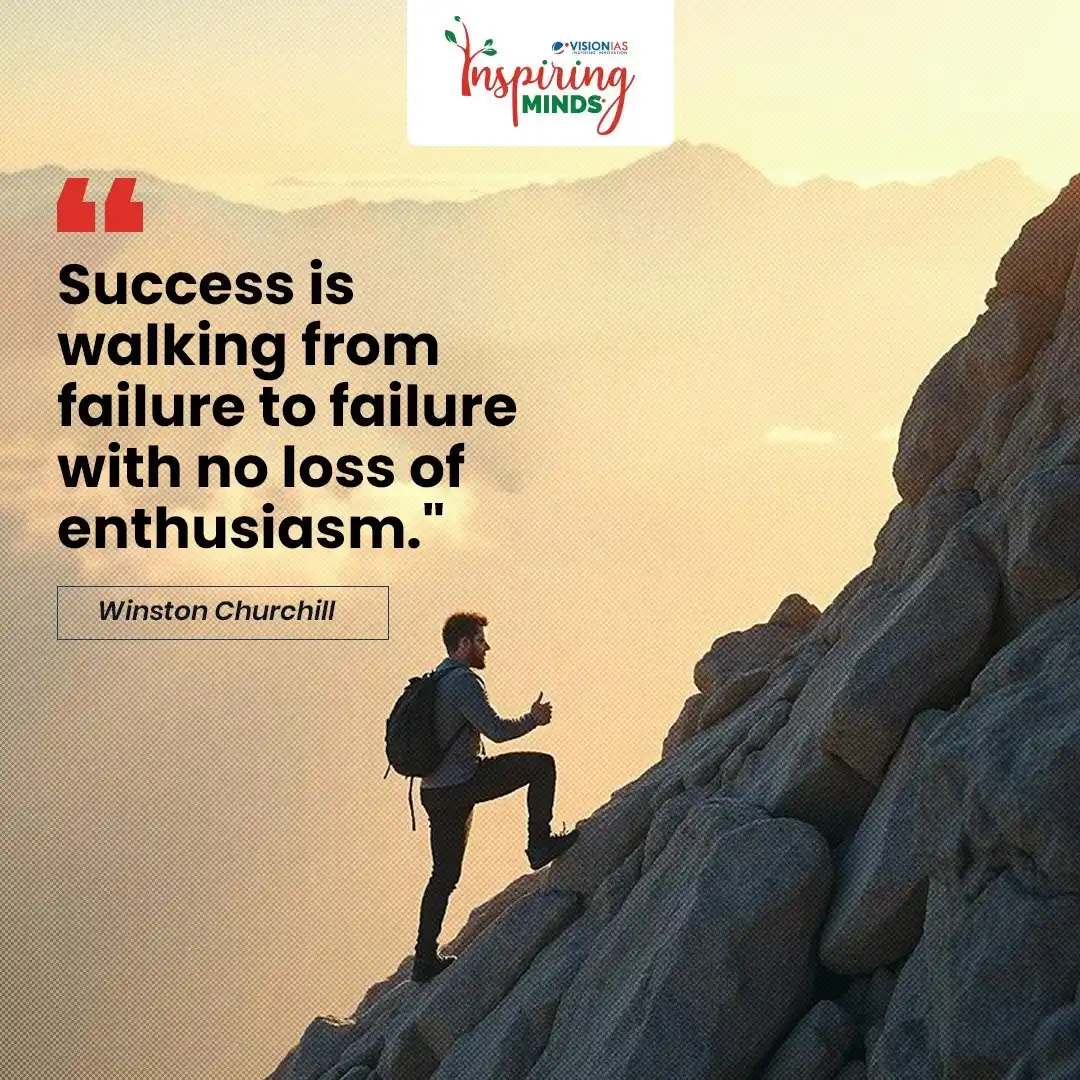 Image from Vision IAS: Fuel your UPSC prep with daily motivation! 🚀 Start each day with a bo...