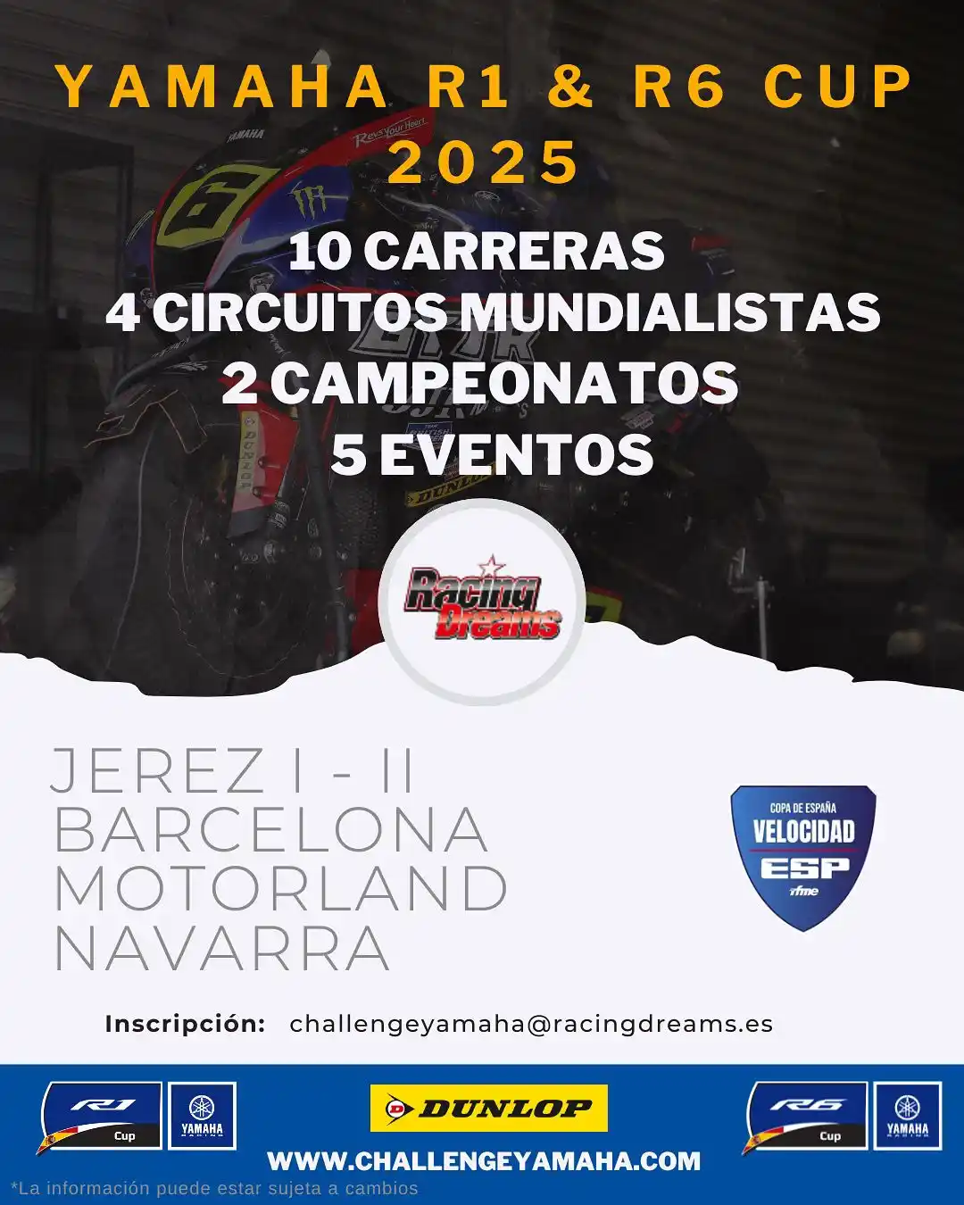 Yamaha R1 & R6 Cup 🇪🇸  post