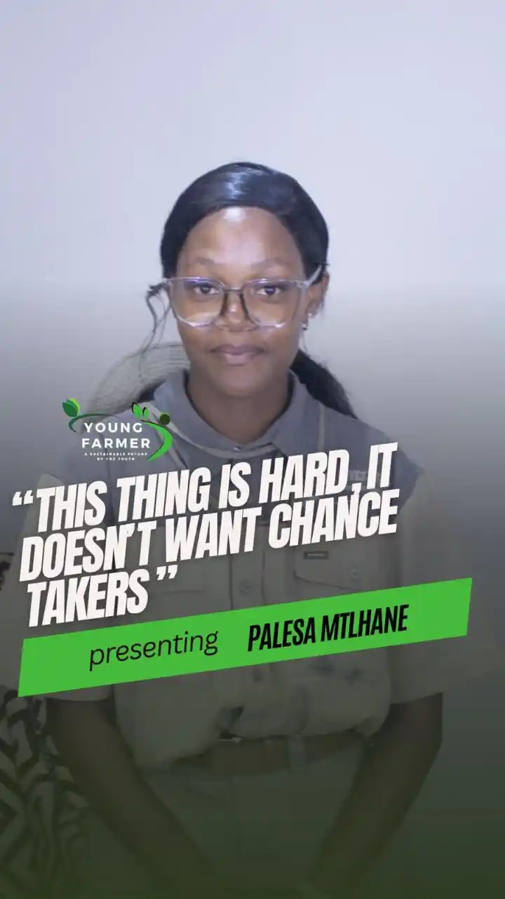 Image from Young Farmer Official: Meet Palesa Ledile—a 23-year-old agricultural trailblazer, paving the ...