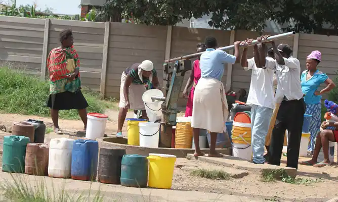 Image from Zimpricecheck.com: Did you know that in most parts of Chitungwiza, residents only get run...