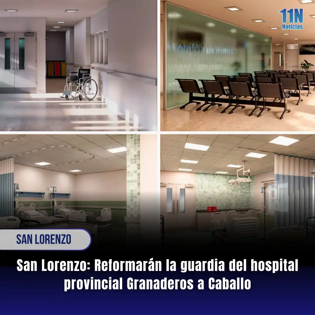 Image from 11Noticias: 🏥🩺  *San Lorenzo: Reformarán la guardia del hospital provincial Gran...