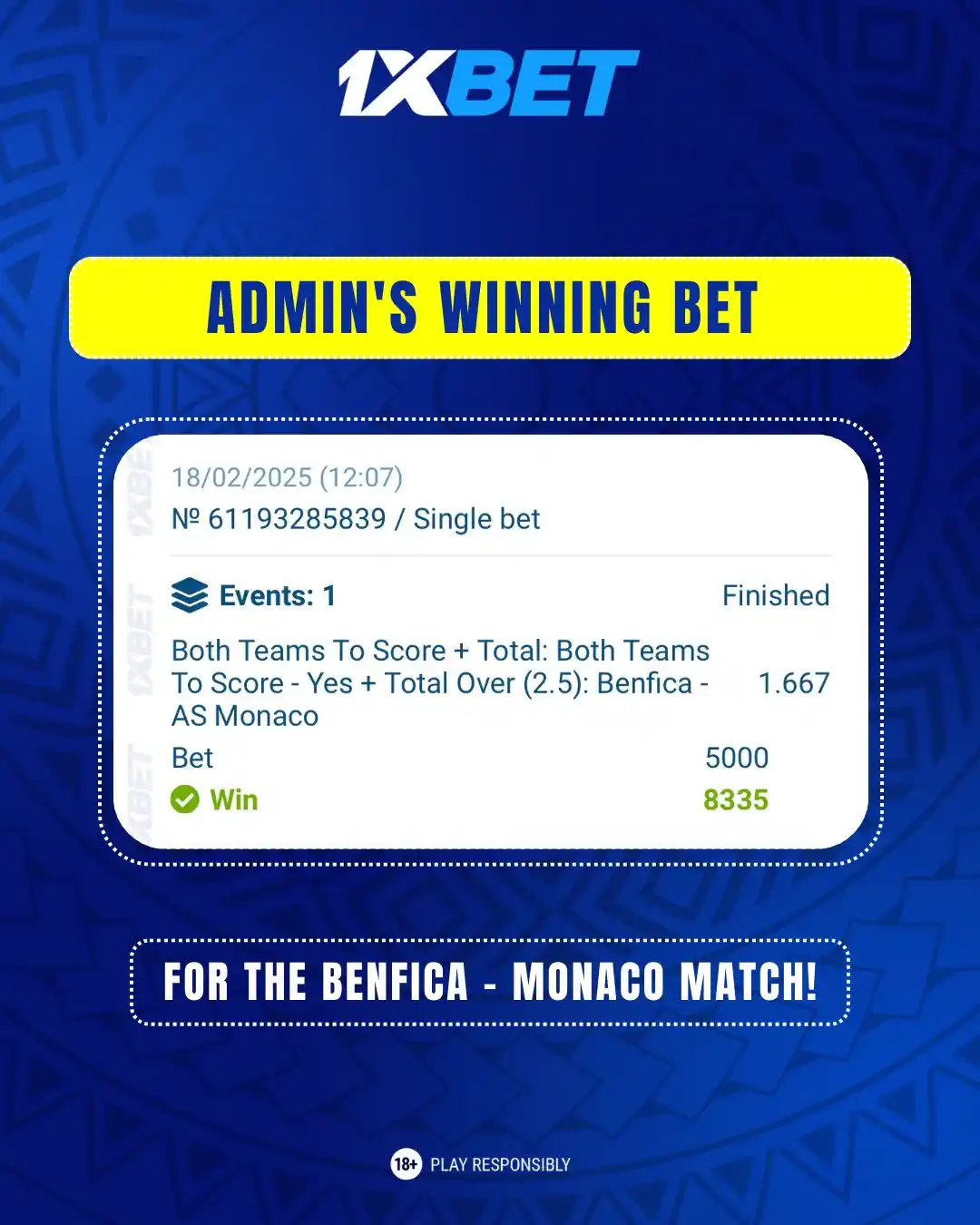 1xBet Nigeria post