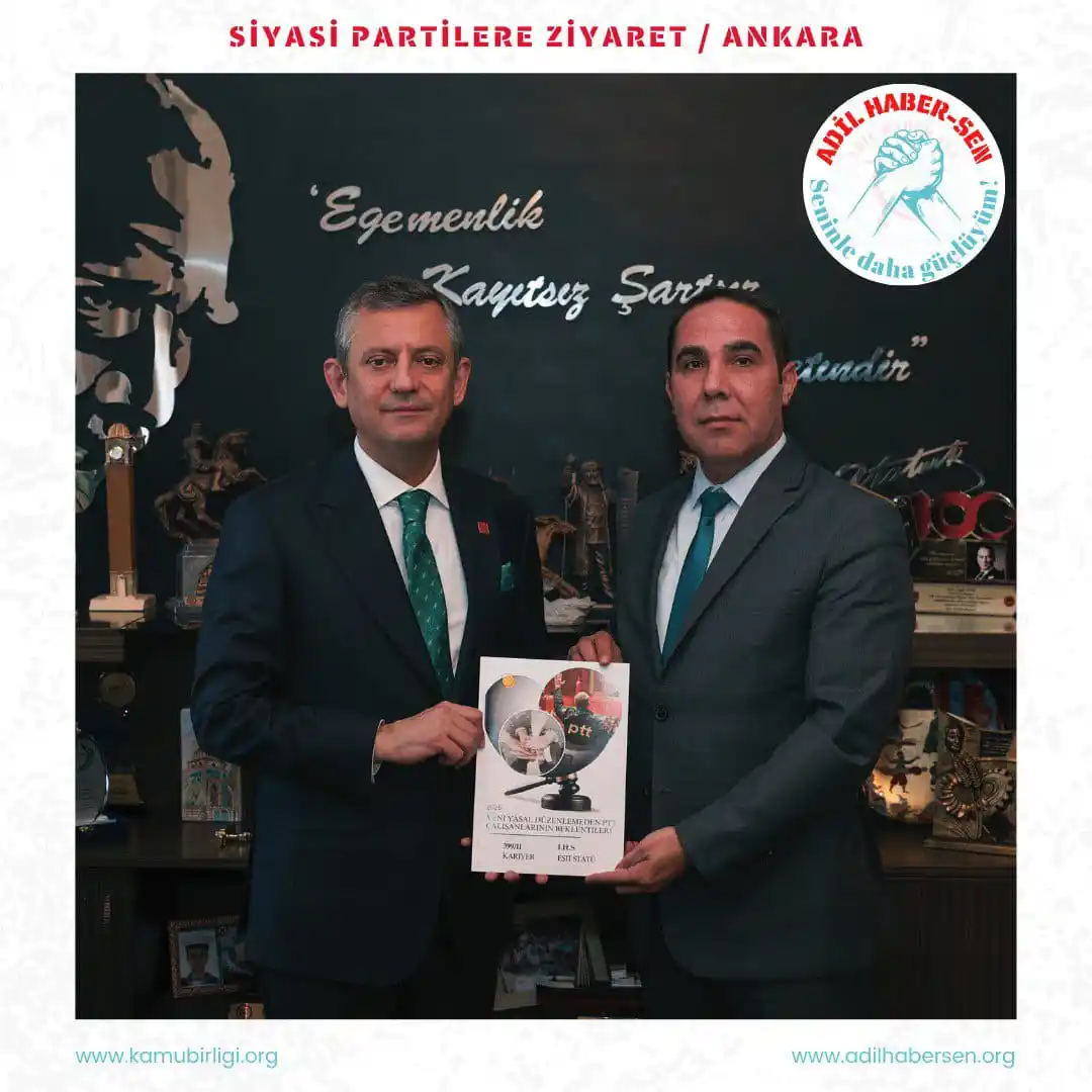 Image from Adil Haber-Sen: Adil Haber-Sen Genel Başkanı Kenan ARIK; Kamu Birliği Konfederasyonu G...