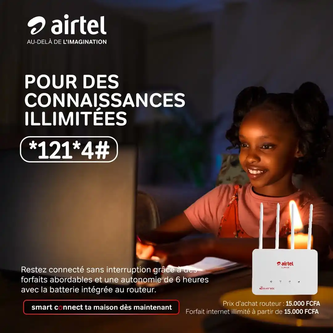 Image from Airtel Congo B: 📚✨ Imaginez un soir paisible à la maison, vos enfants confortablement...
