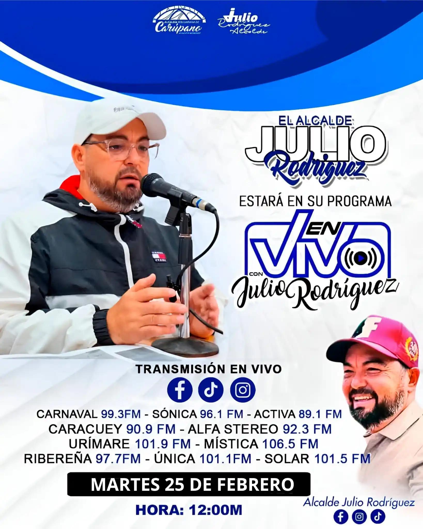 Alcalde Julio Rodríguez 🇻🇪 post