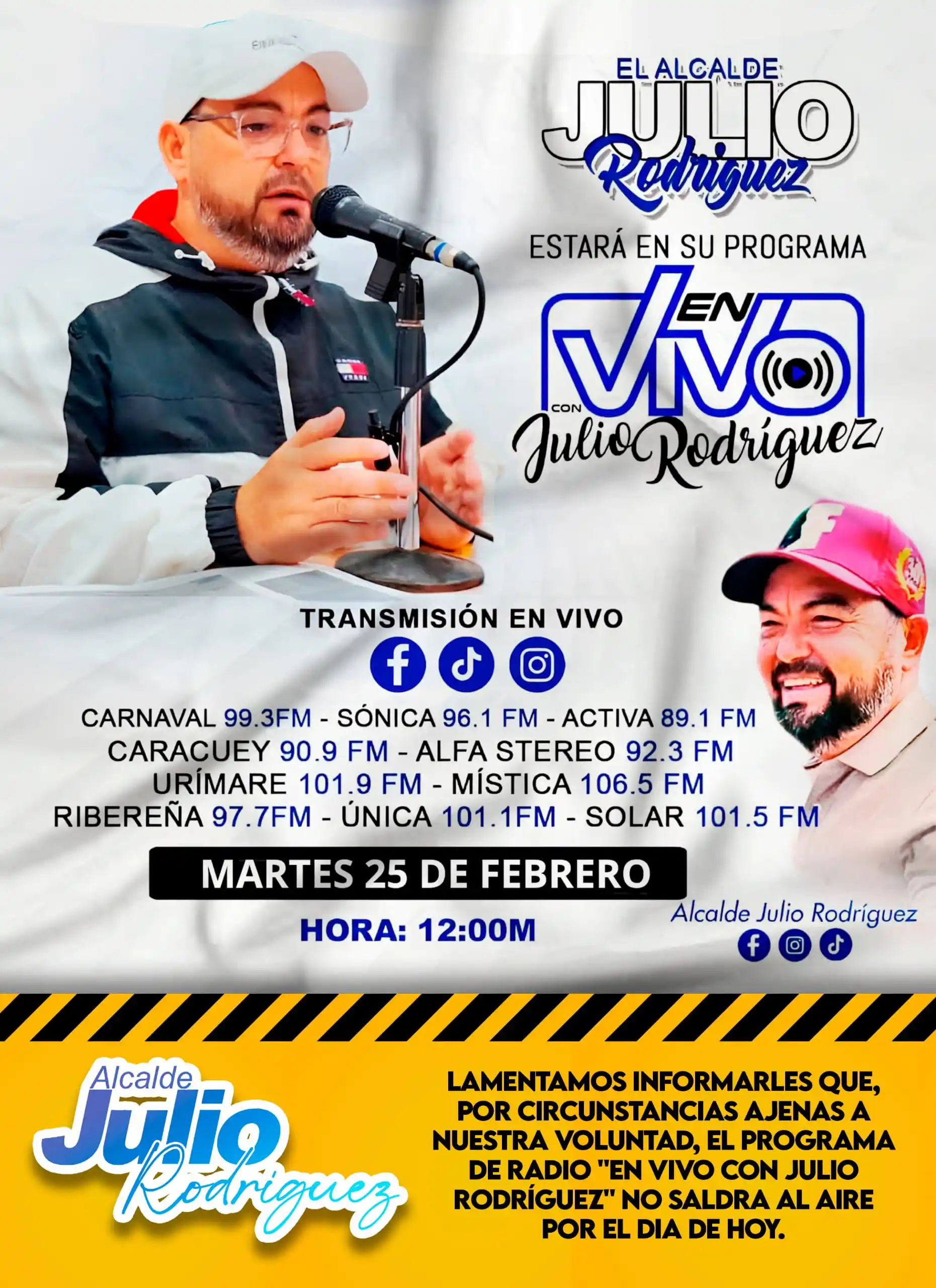 Image from Alcalde Julio Rodríguez 🇻🇪: <a class="text-blue-500 hover:underline cursor-pointer" href="/hashtag...
