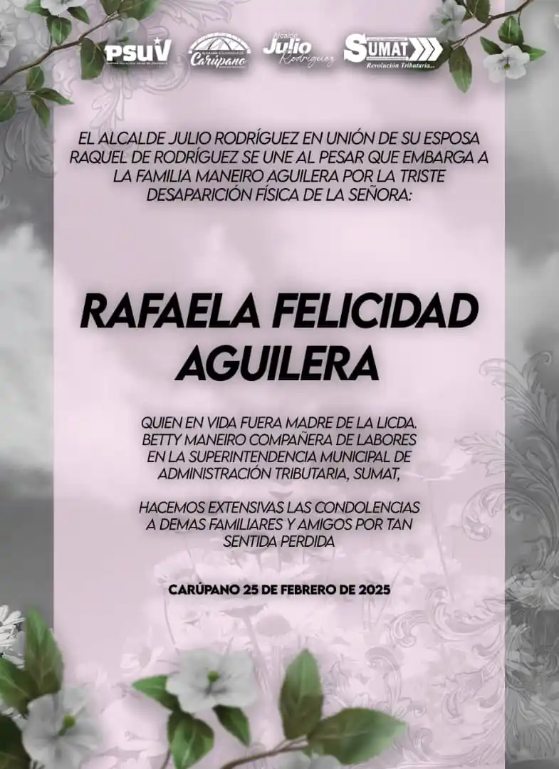 Image from Alcalde Julio Rodríguez 🇻🇪: <a class="text-blue-500 hover:underline cursor-pointer" href="/hashtag...