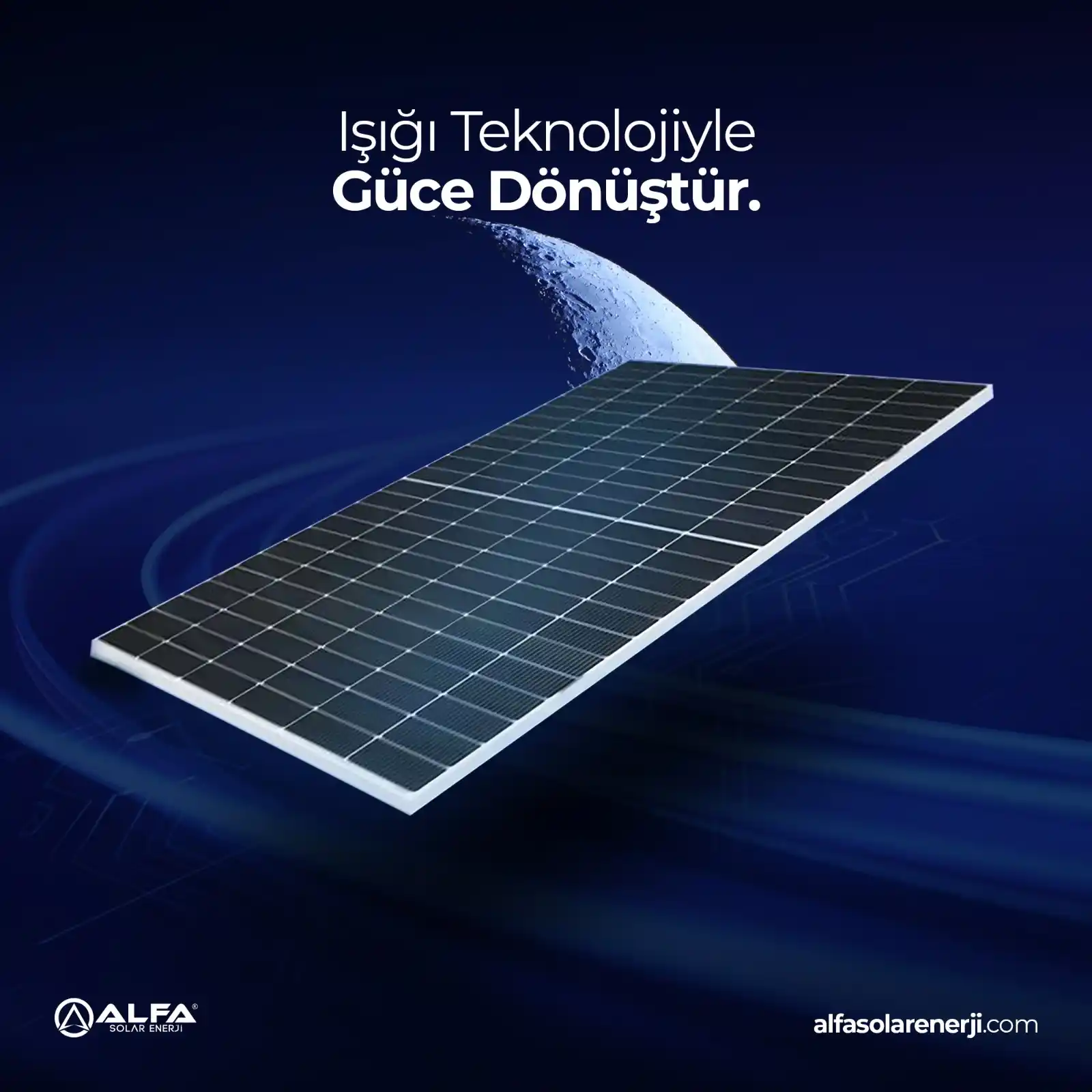 Image from Alfa Solar : 🔆 Işığı Teknolojiyle Güce Dönüştür! ⚡ 🌜Geleceğin enerjisini bugünde...
