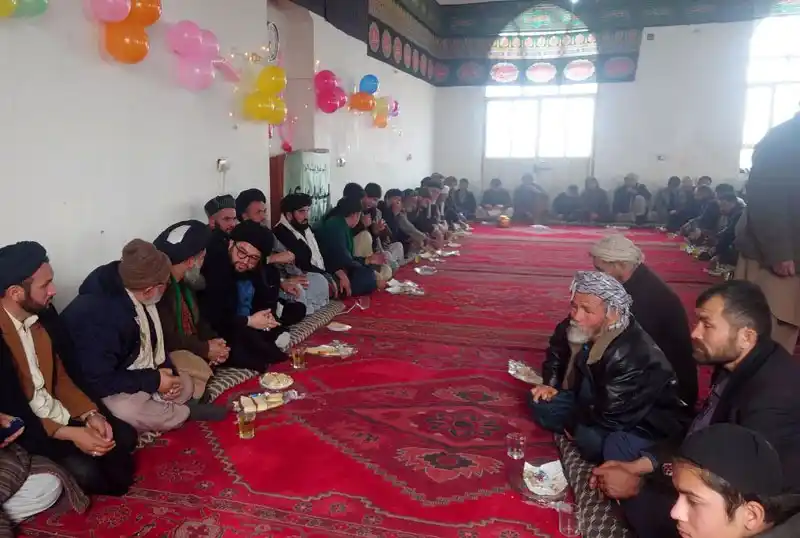 Image from AlShiraziAr: *مكتب سماحة المرجع الشيرازي دام ظله في مزار شريف يحتفل بالمولد المهدوي...