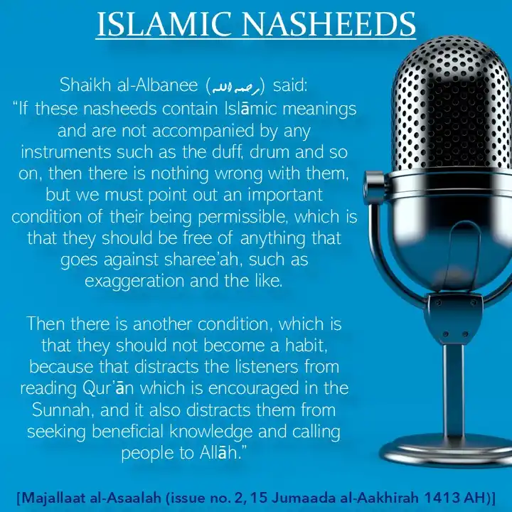 Image from الصّرٰط المُسْتقيْم....THE STRAIGHT PATH...: *ON NASHEEDS*...