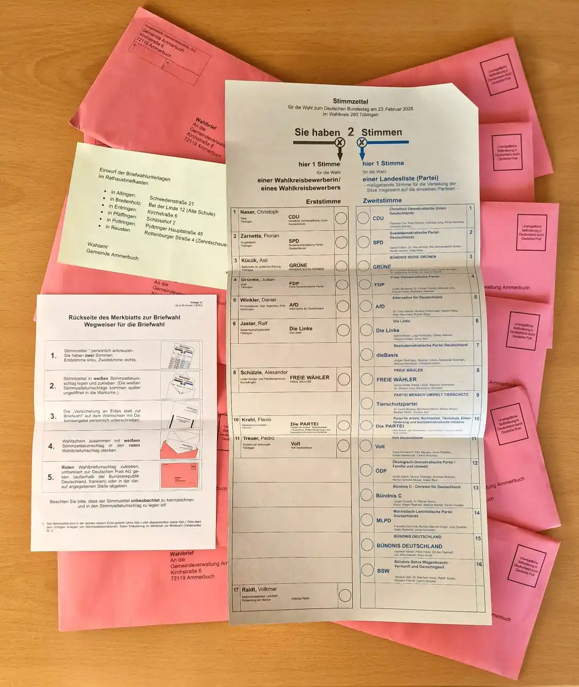 Image from Ammerbuch.de: 🗳️ *Bundestagswahl 2025 – So wählst du richtig!* 🇩🇪✅ Am Sonntag, 2...