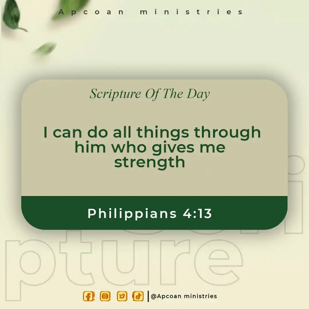 Apcoan ministries 🌟 post